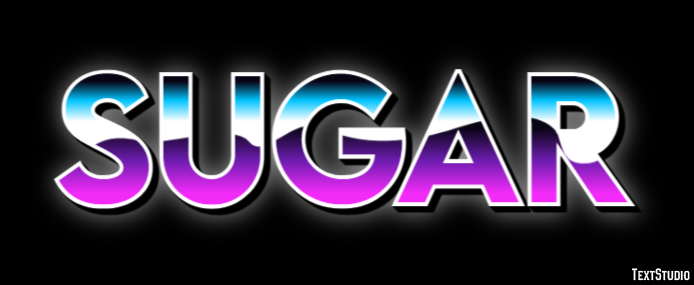 Sugar Effetto testo