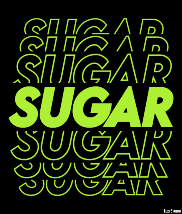 Sugar Effetto testo