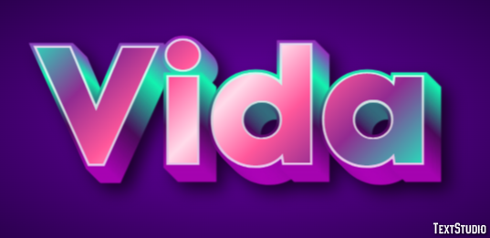 Vida Effet de Texte