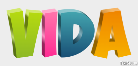 Vida Effet de Texte