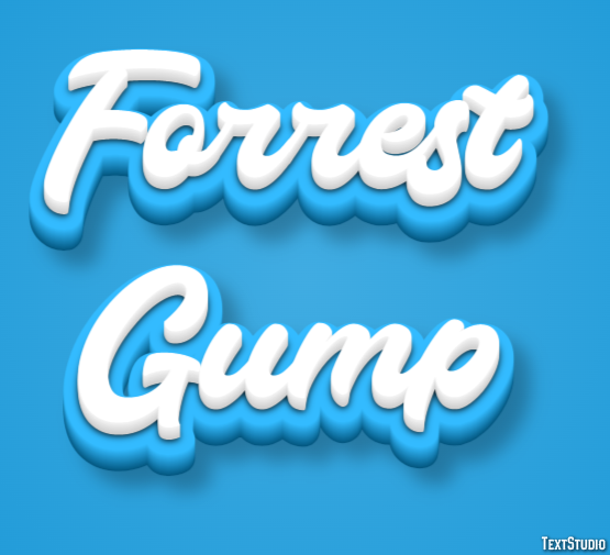 Forrest Gump テキスト効果