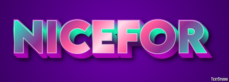 Nicefor Efekt tekstowy