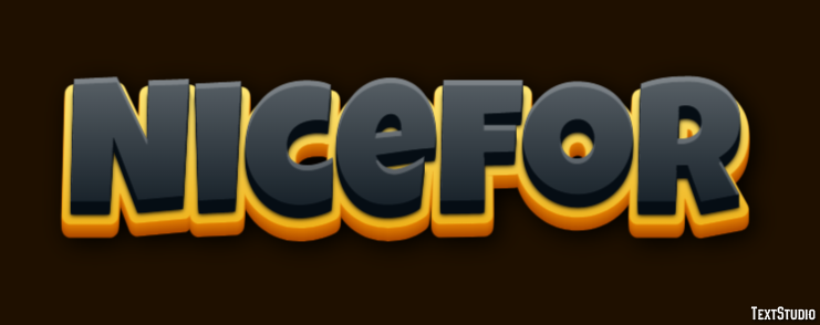 Nicefor Efekt tekstowy