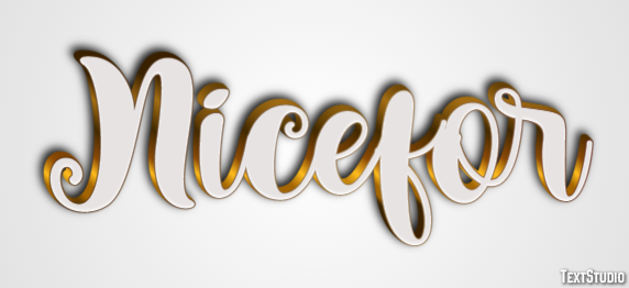 Nicefor Efekt tekstowy