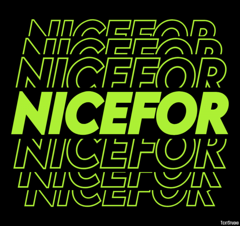 Nicefor Efekt tekstowy