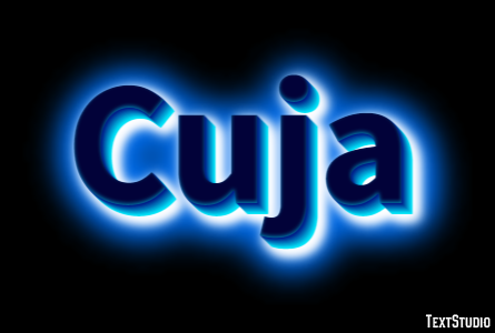Cuja Эффект текста