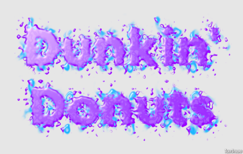Dunkin' Donuts Metin Efekti