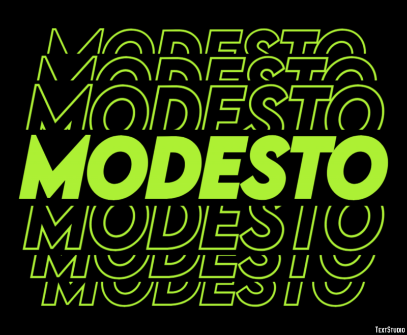 Modesto Efekt tekstowy