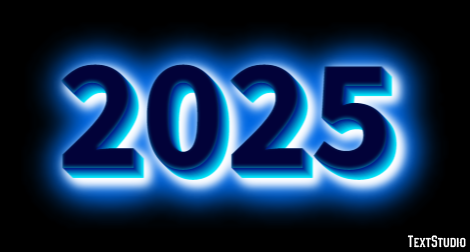 2025 Text Effect
