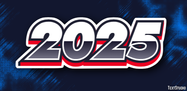2025 Text Effect
