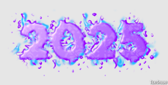 2025 Text Effect
