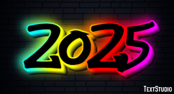 2025 Text Effect