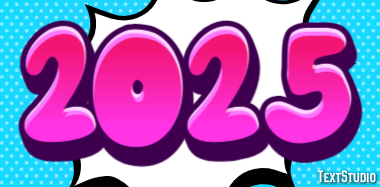 2025 Text Effect