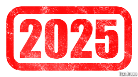 2025 Text Effect
