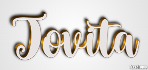 Jovita Efecto de texto
