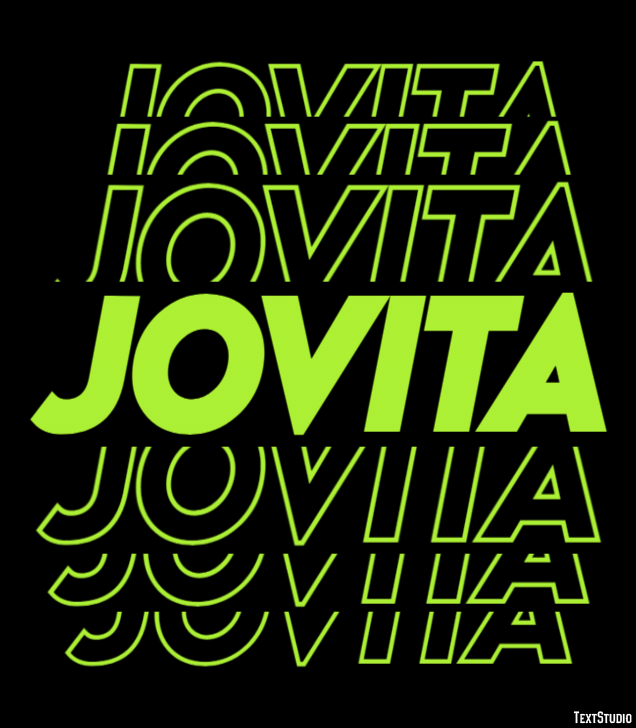 Jovita Efecto de texto
