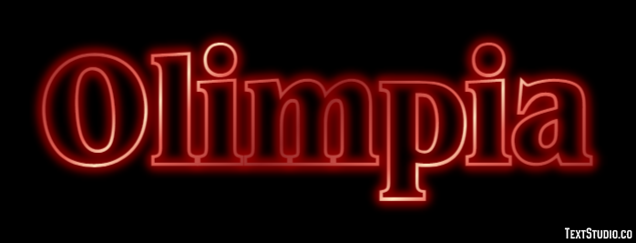 Olimpia Effetto testo