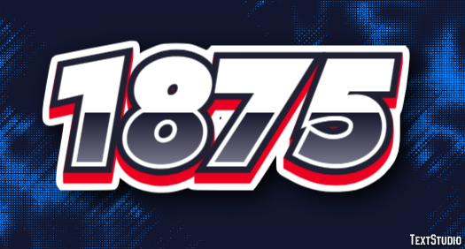1875 Text Effect