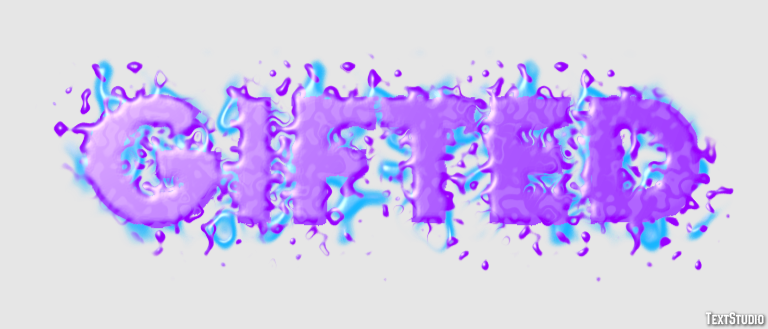 Gifted Texteffekt