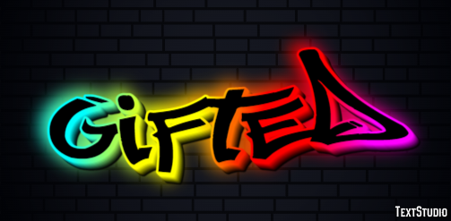 Gifted Texteffekt