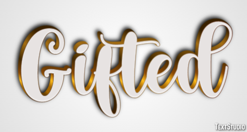 Gifted Text Effect