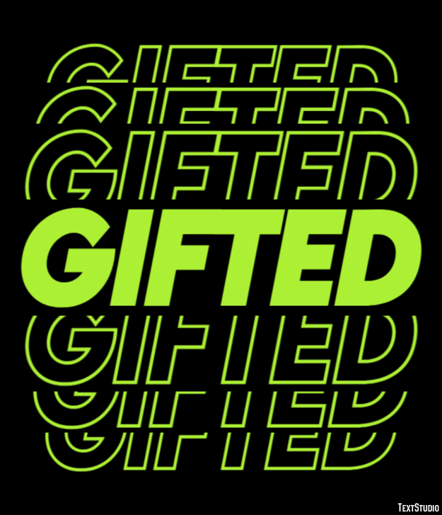 Gifted Texteffekt