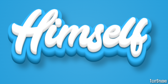 Himself Text Effect