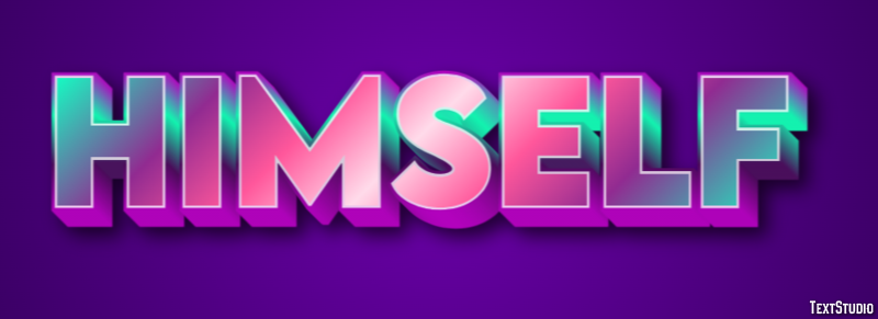 Himself Text Effect