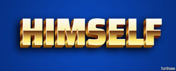 Himself Text Effect