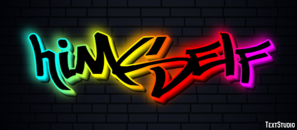 Himself Text Effect