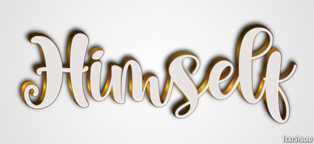 Himself Text Effect