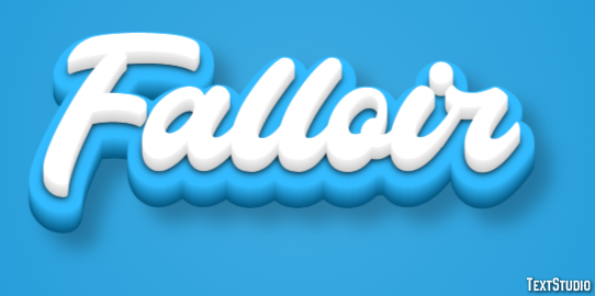 Falloir Texteffekt