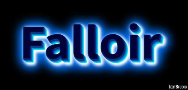 Falloir Effet de Texte