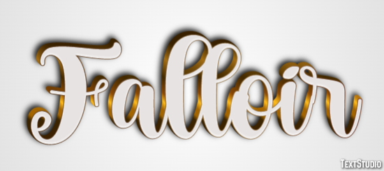 Falloir Effet de Texte