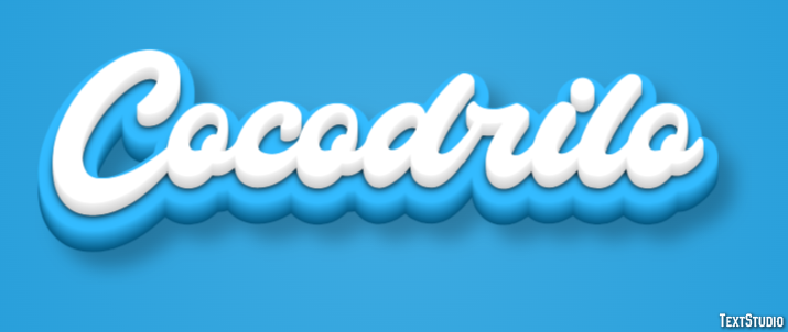 Cocodrilo Efecto de Texto