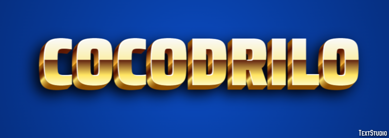 Cocodrilo Efecto de Texto