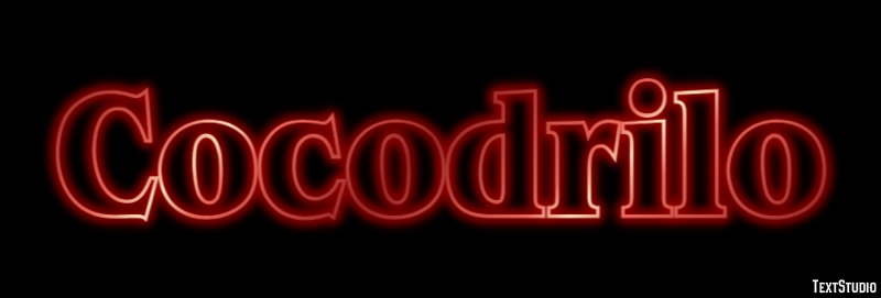 Cocodrilo テキスト効果