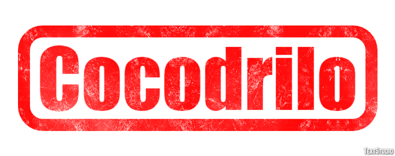 Cocodrilo Efecto de Texto
