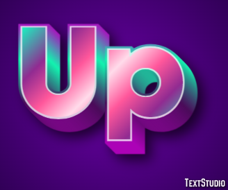 Up Effet de Texte