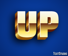 Up テキスト効果