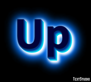 Up Effetto testo