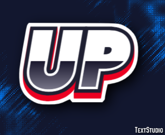 Up Text effect