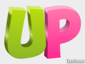 Up Effet de Texte