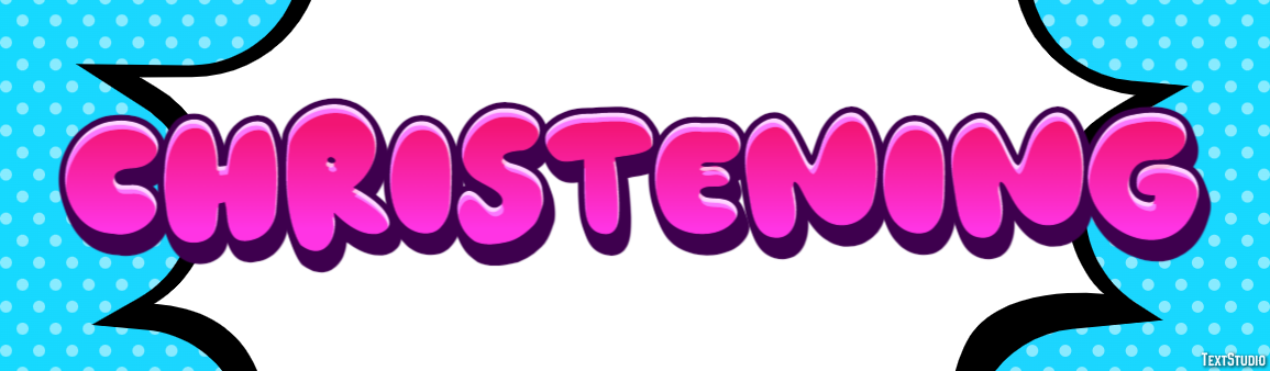 Christening Text Effect