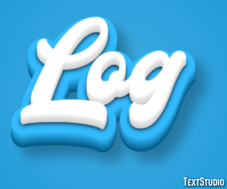 Log Text Effect