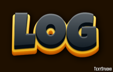 Log Text Effect
