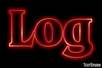Log Text Effect