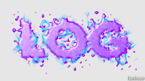 Log Text Effect