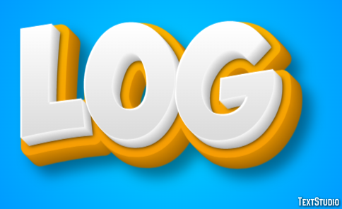Log Text Effect
