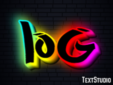 Log Text effect